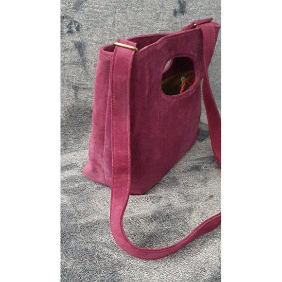 ceri hoover - classic tote - medium sized bag - juniper suede leather - Picture 5 of 16